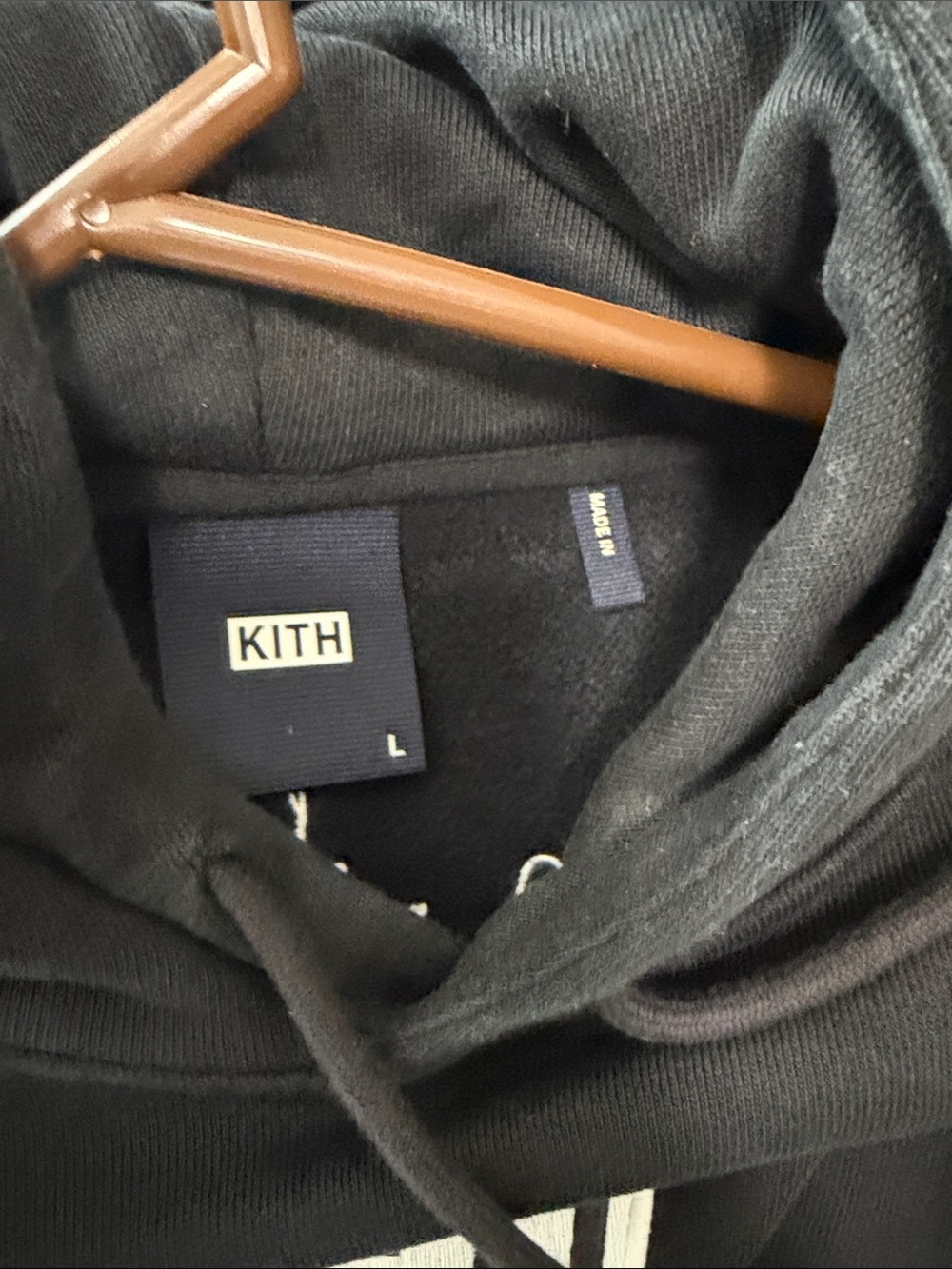 Kith Black Script-City Pullover Hoodie - Picture 4 of 4